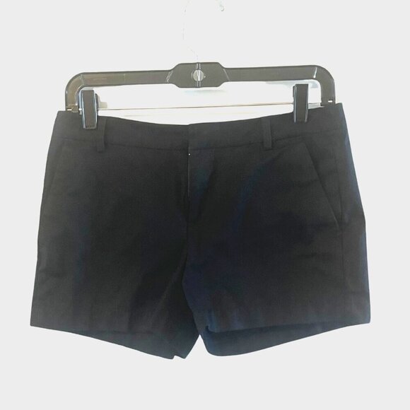 Venus Black Chino Shorts 4 Dressy casual classic flat front pockets never worn - Picture 1 of 4